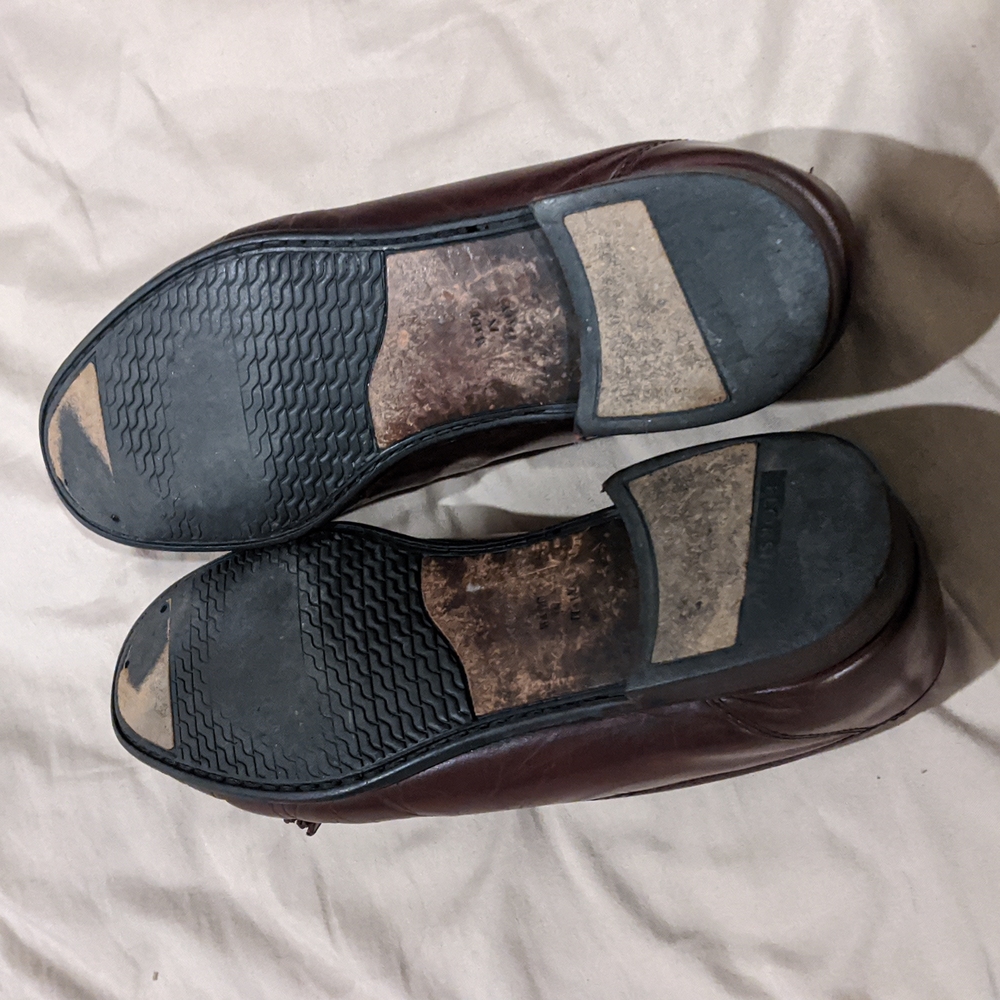 Florsheim burgundy size 9D slip on shoes - Picture 3 of 4